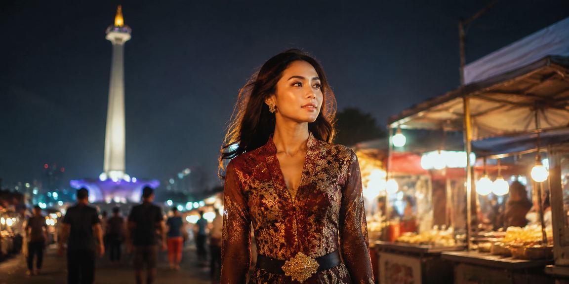 Suasana malam hari di pasar malam dengan pengguna jupe66 melakukan transaksi dan penarikan dana dari ponsel