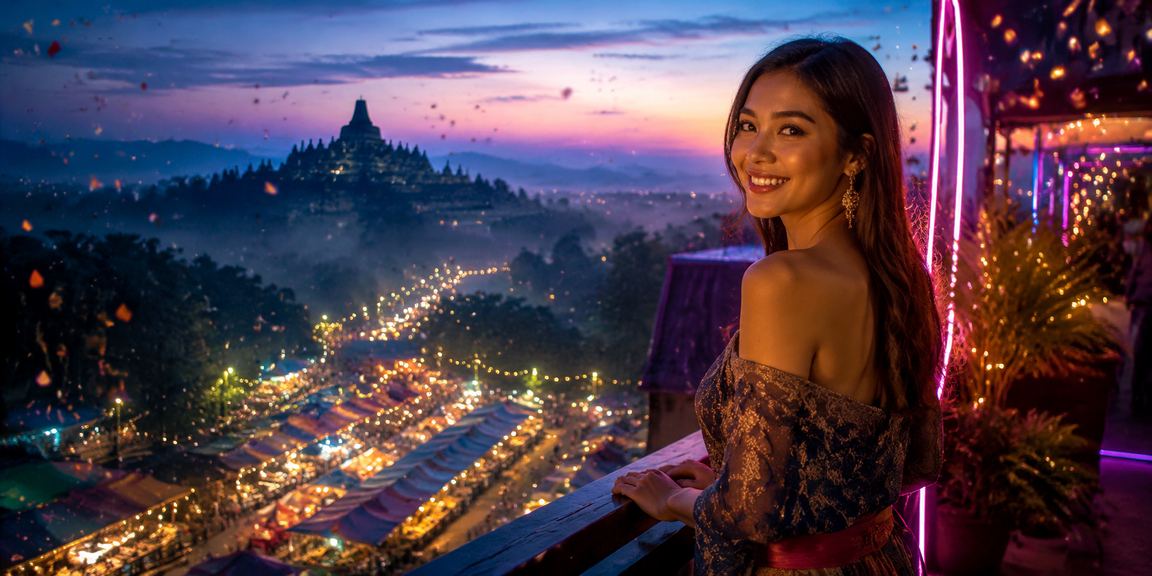 Suasana malam dan hiburan malam hari bagi pengguna jupe66 di Indonesia